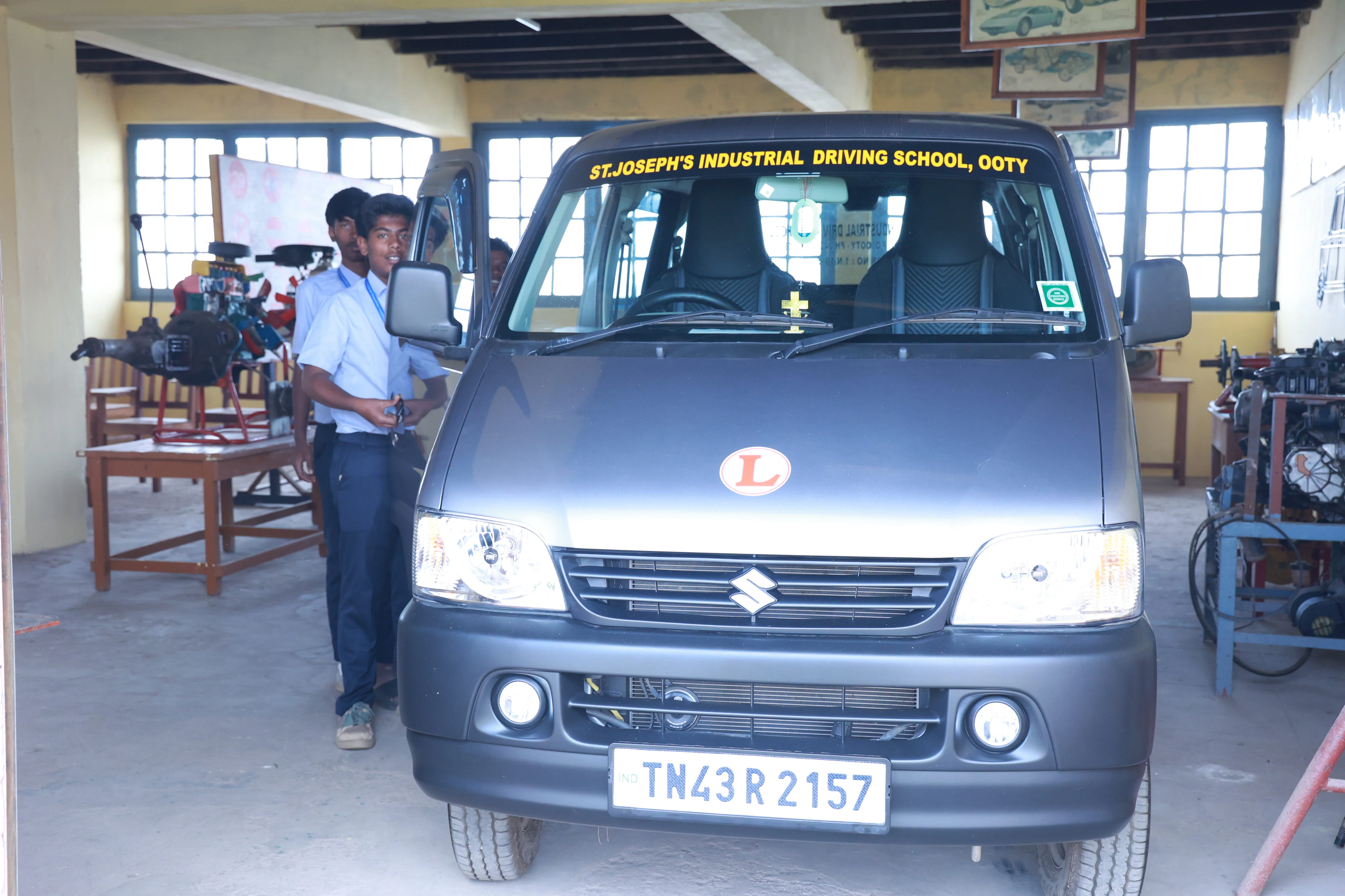 St. Joseph Industrial Driving School training vehicle, Ooty